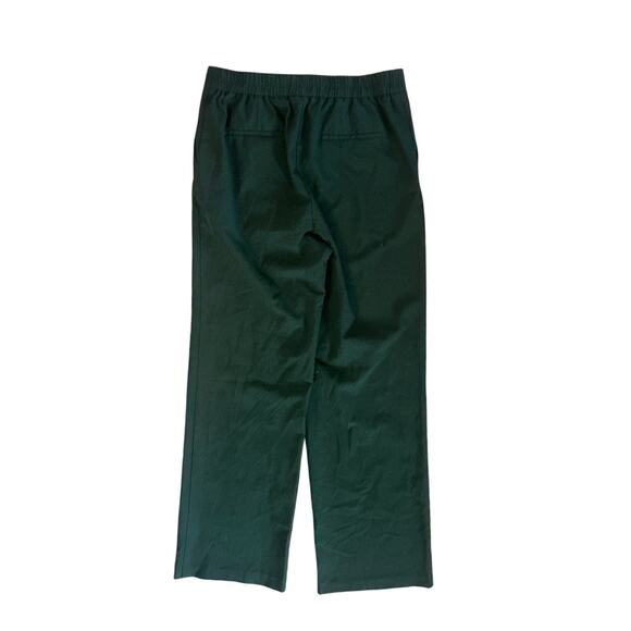 Women 8 Joie Green Wide Leg Pants Trousers High Rise Slacks - Picture 4 of 6
